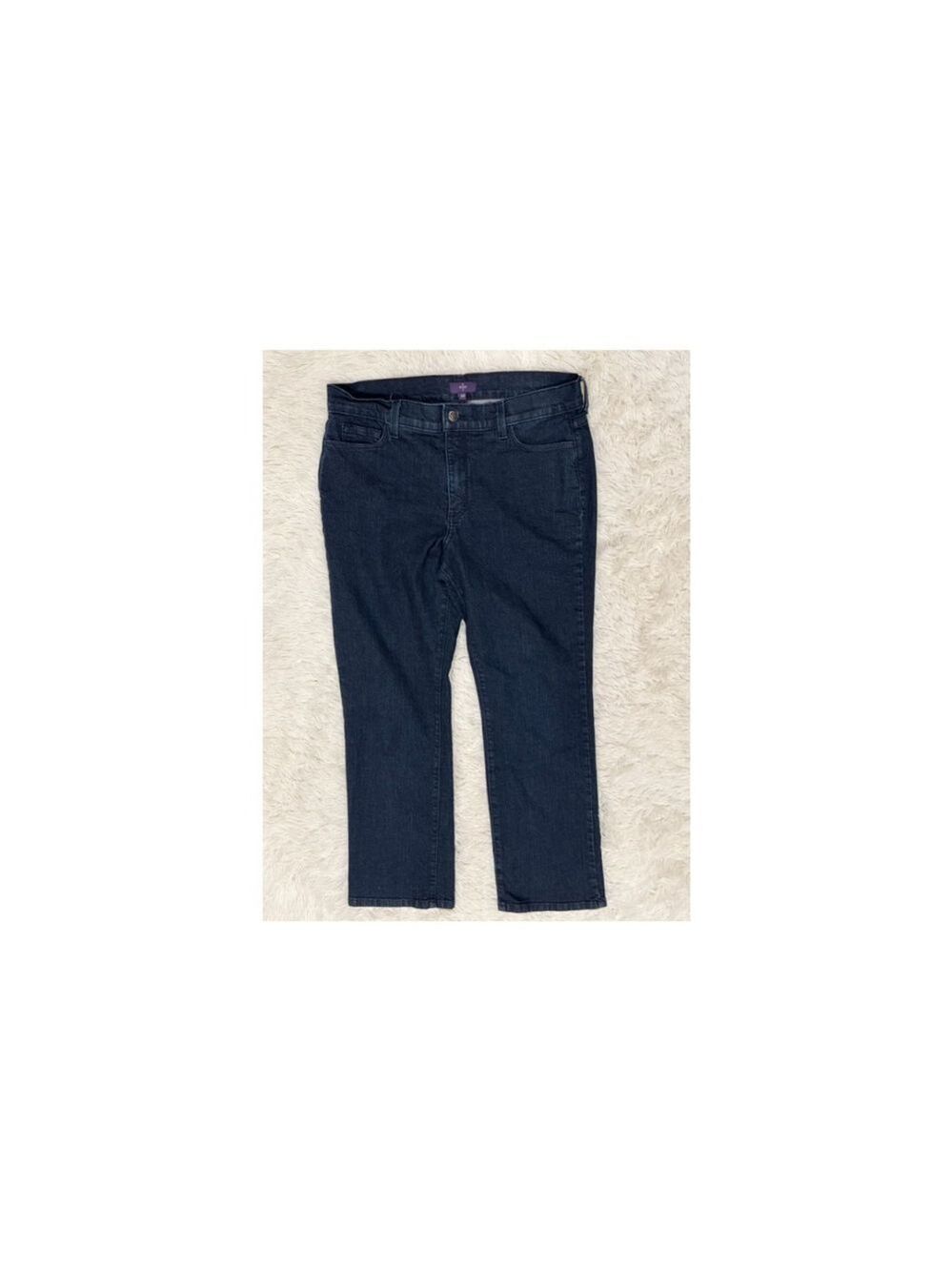 NYDJ Blue Straight Leg Jeans - Size 14P (EUC)